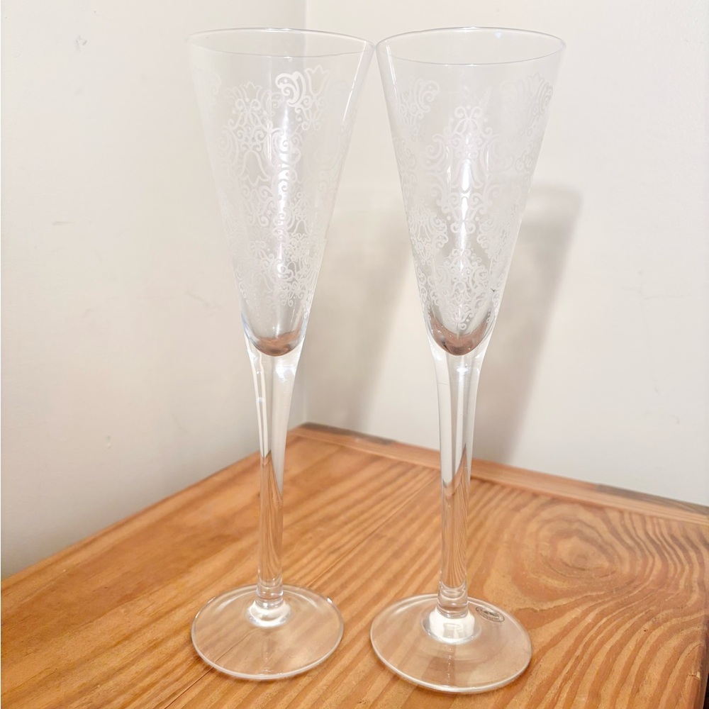 IKEA SNÖFINT Champagne Flutes